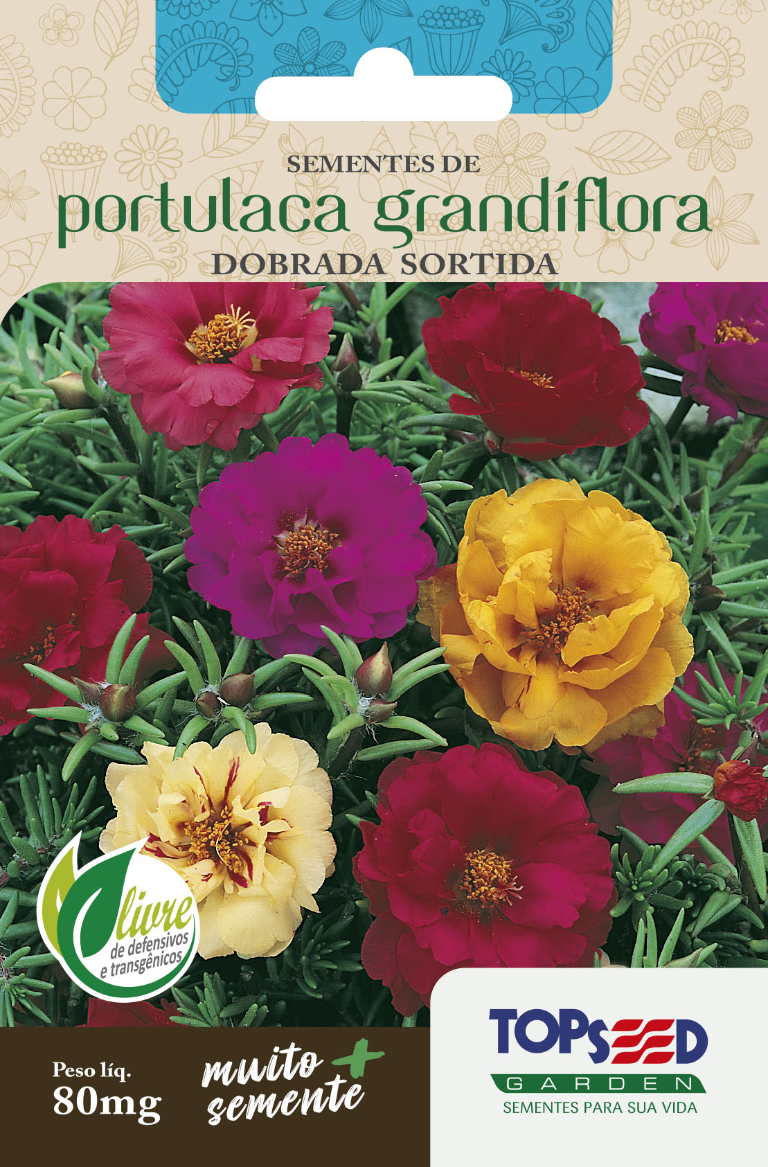Portulaca Grandiflora Dobrada Sortida